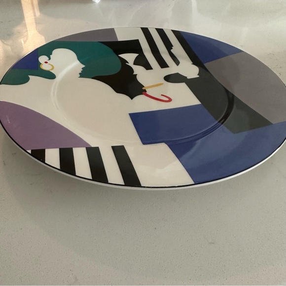 MIKASA 90”s “Fashionable Lady” Platter Maxima Cak15 Front Row Round Platter - Picture 9 of 10